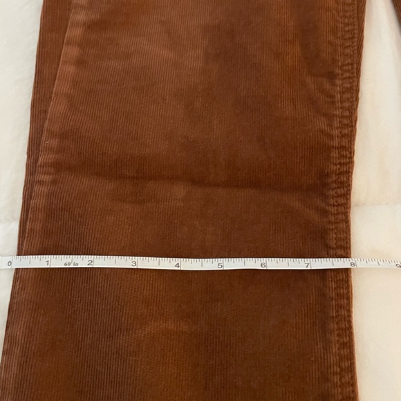 EUC Gap 70s high rise flare brown cords size 26L - Picture 9 of 11